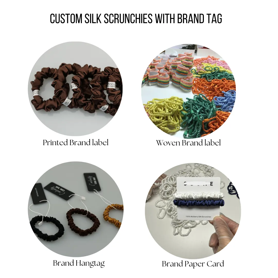 Big Bow Silk Scrunchie Custom Wholesale