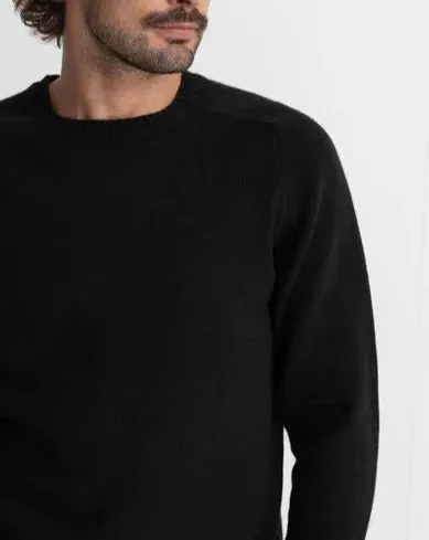 Classic Crew Knit in Vintage Black