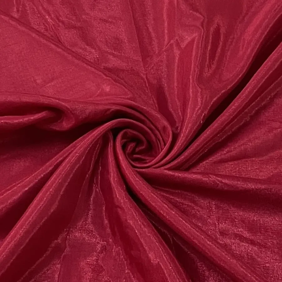 Dark Red Solid Shantoon Fabric