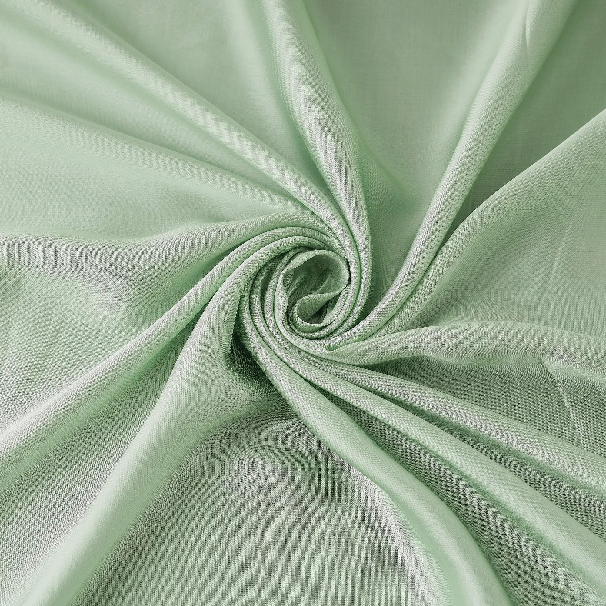 Light Olive Green Pure Modal Silk Plain Fabric
