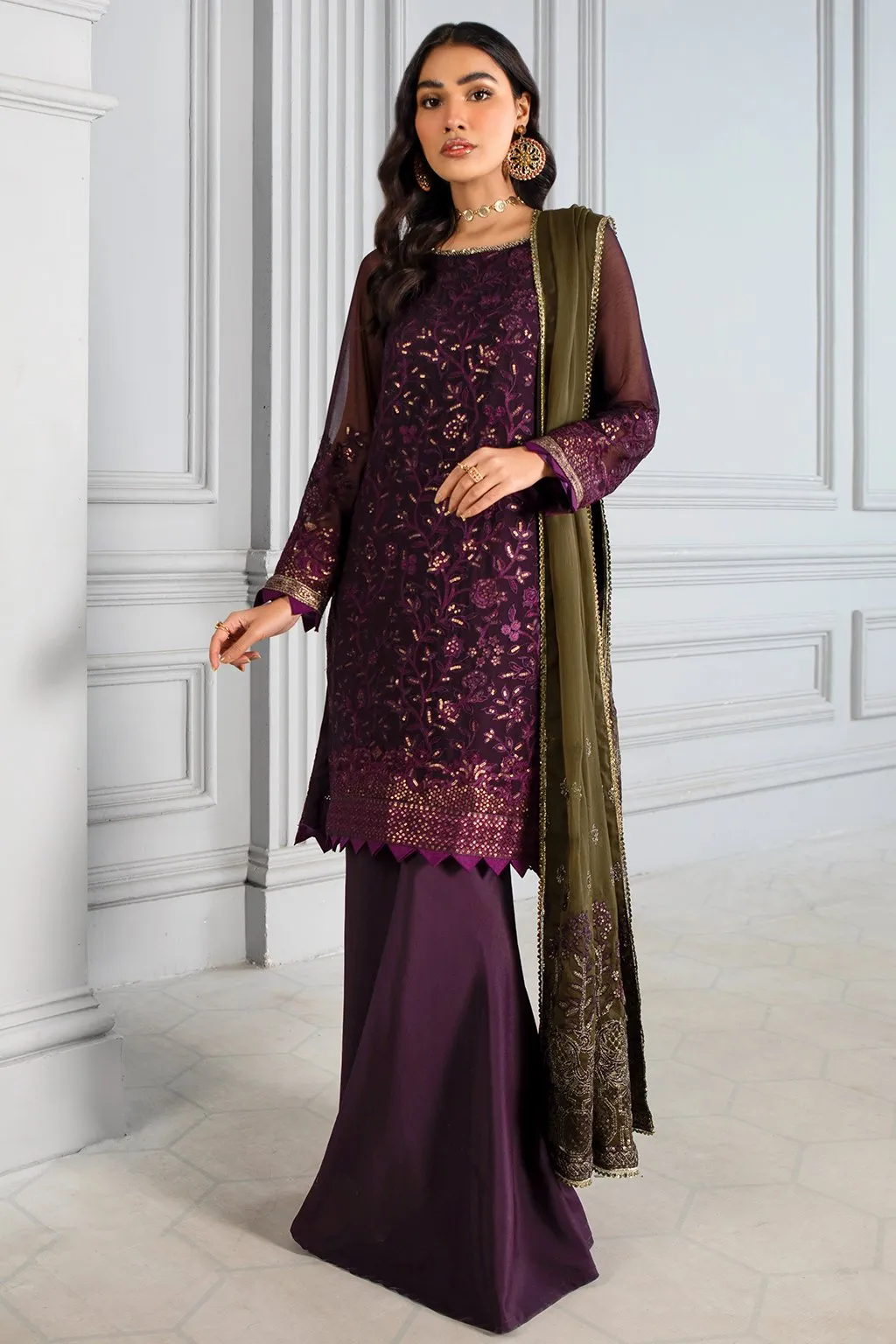 Zarif Misaal Festive Collection 2021 – Z-07 SAPPHIRE