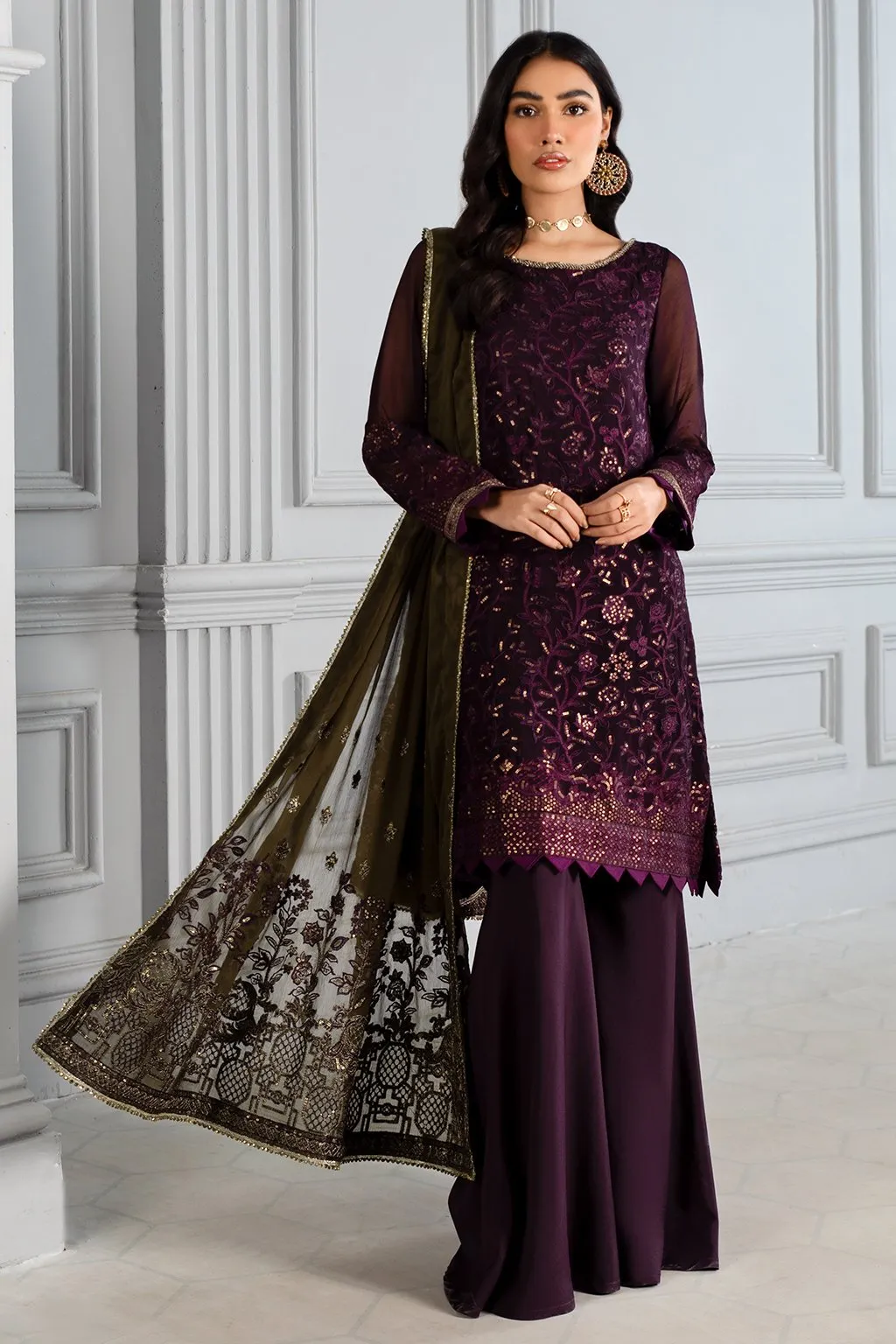 Zarif Misaal Festive Collection 2021 – Z-07 SAPPHIRE
